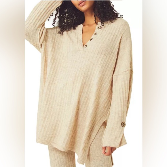 Intimately FP | Around the Clock Ribbed Tunic Sweater - Picture 4 of 4